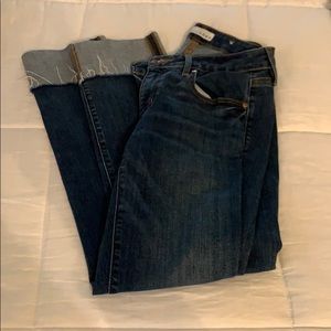 Loft cuffed jeans